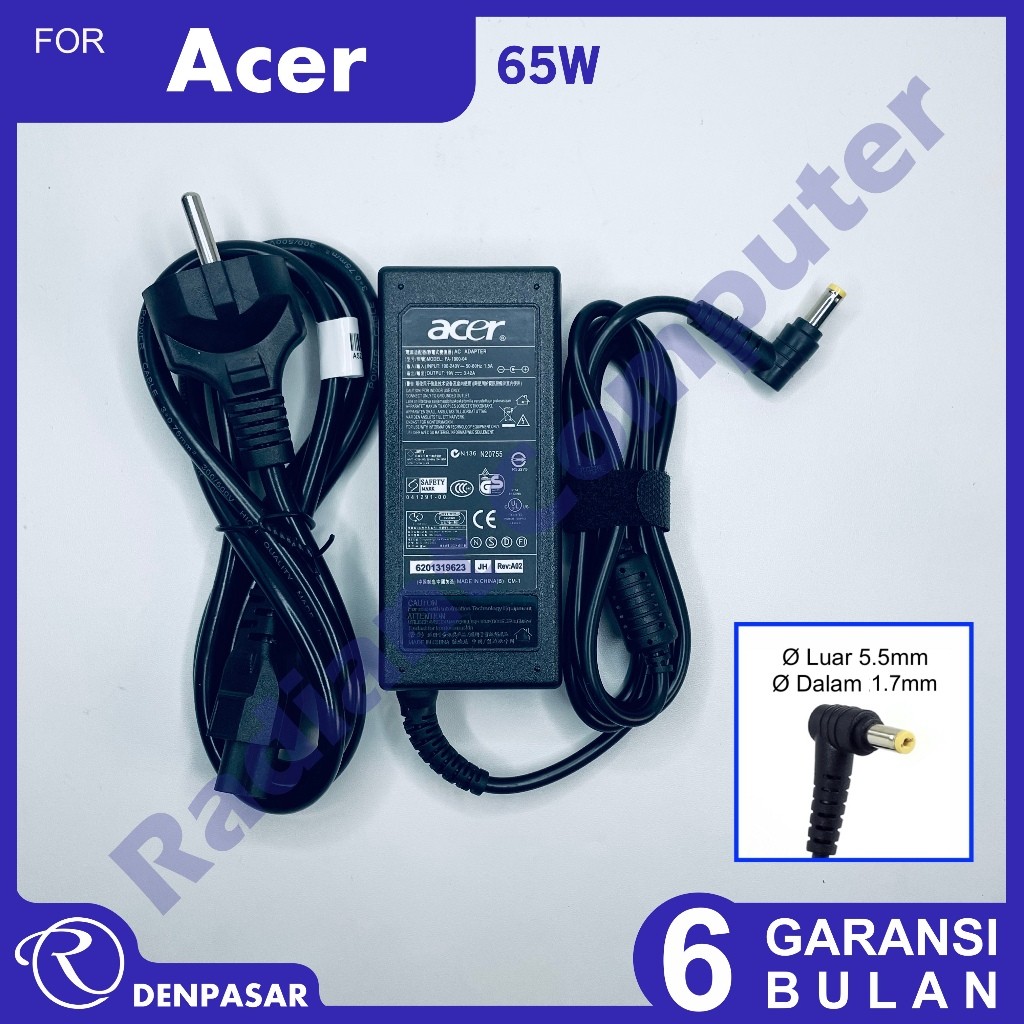 Acer Charger Adapter 4752G 4752Z 4755 4755G 19V 3.42A
