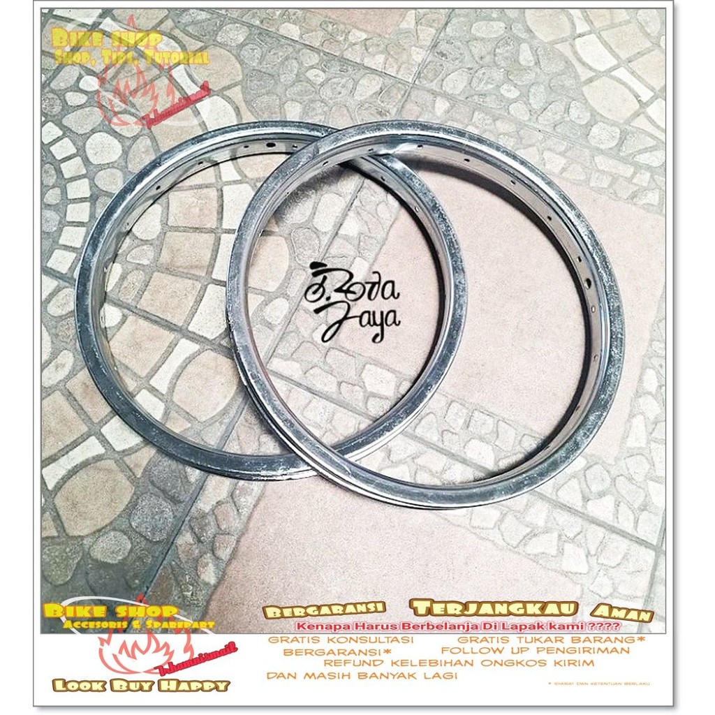 UNITED RIMS 16 CHROME COLOR IRON 14G 20 HOLE MTB BMX Bike