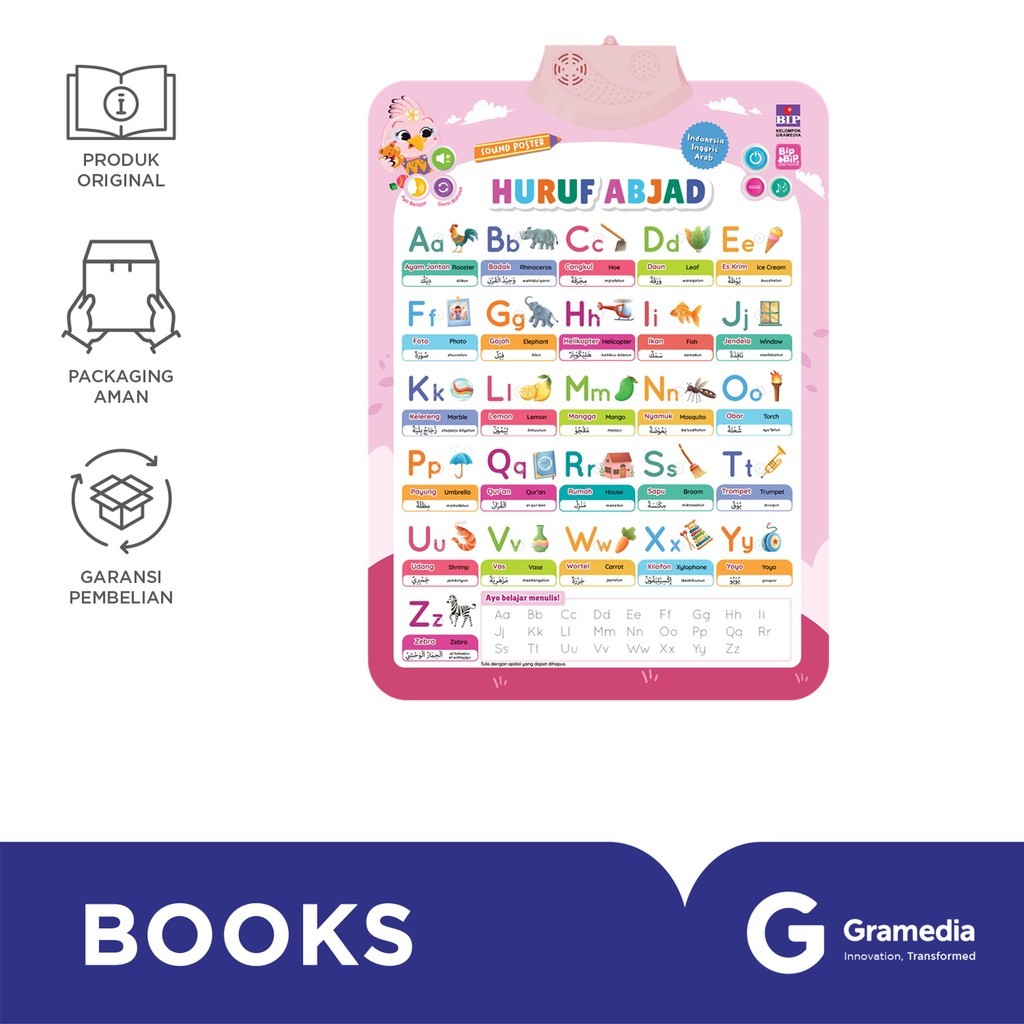 โปสเตอร์เสียง BIP BIP: ALPHABET LETTERS