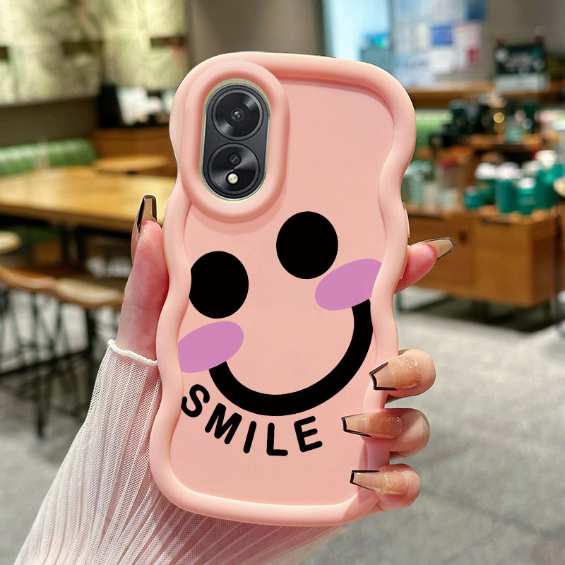 HP เคสโทรศัพท์สําหรับ OPPO A18 A38 กรณีเคสโทรศัพท์ซิลิโคนป้องกันกรณี Softcase Macaron ใหม่โทรศัพท์ E