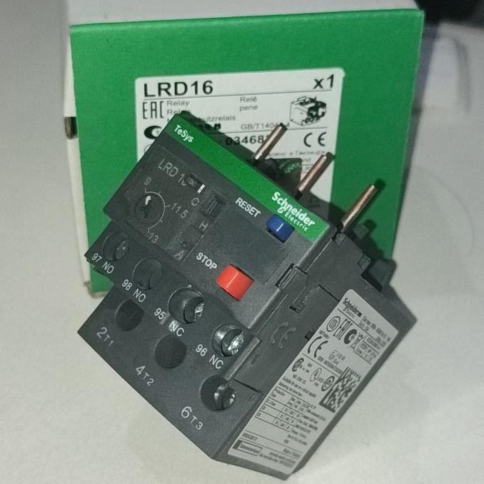 รีเลย์โอเวอร์โหลดความร้อน Lrd16 (9-13A) LRD 16