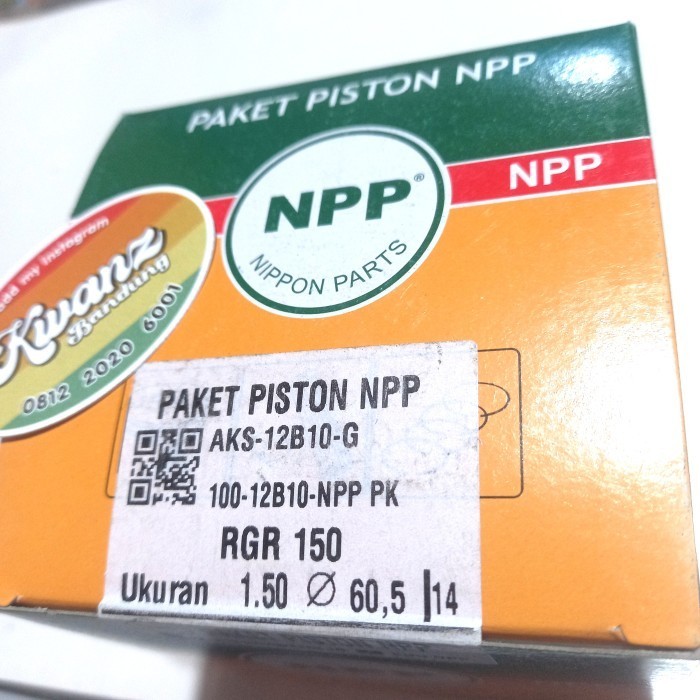 Seher Kit Os 1.50 Rgr150 Npp Seher Os 1.50 Rgr150 ลูกสูบ Rgr150 ชุดลูกสูบ Rgr150 Seher Rgr Seher Rgr