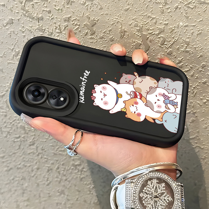 เคสโทรศัพท์สําหรับOPPO A18 A38 A17 A17K A16 A16s A16k A16e A15 A15s A35 A54s A2xกรณีSoftcaseปลอกHP G