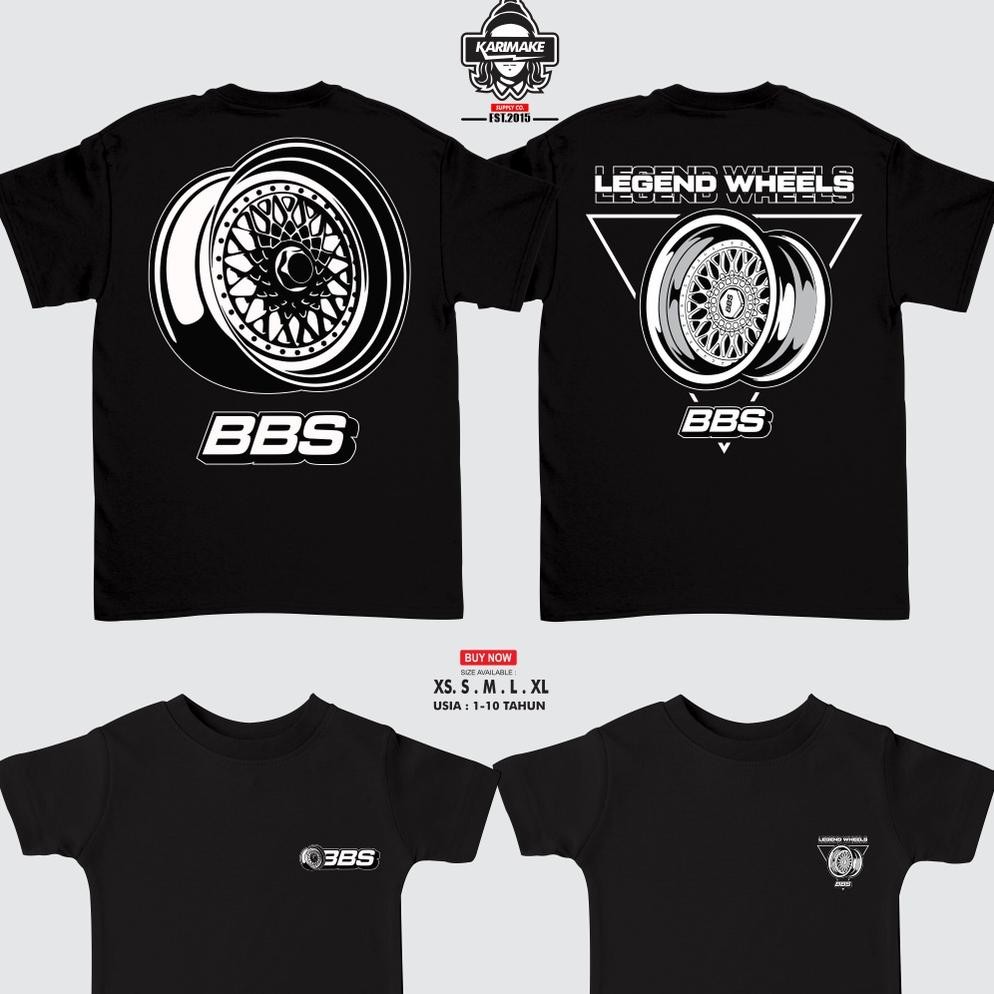 เสื้อยืด Karimake มีจํานวนจํากัด Distro Velg Bbs Rs Db