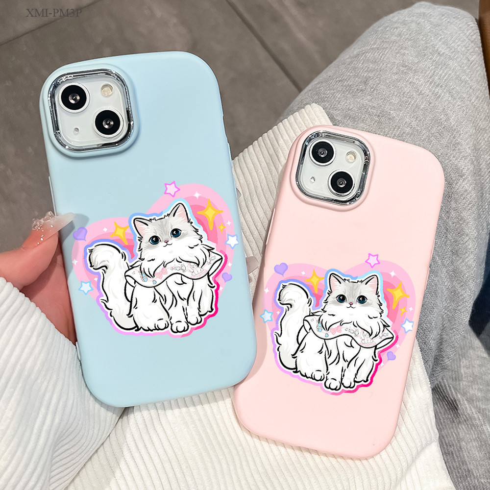 Xiaomi Mi Redmi Poco 14T 14C C75 X5 X6 F6 M6 M4 F4 M3 F5 F2 13T 13 14 11 C65 แมวน่ารักกรณี Softcase 