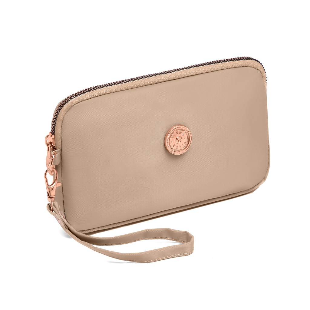 HP OPIOBAGS PIOMA CIARA ROSE GOLD - PHONE WALLET - 1 ZIPPER WALLET - กระเป๋าผู้หญิง