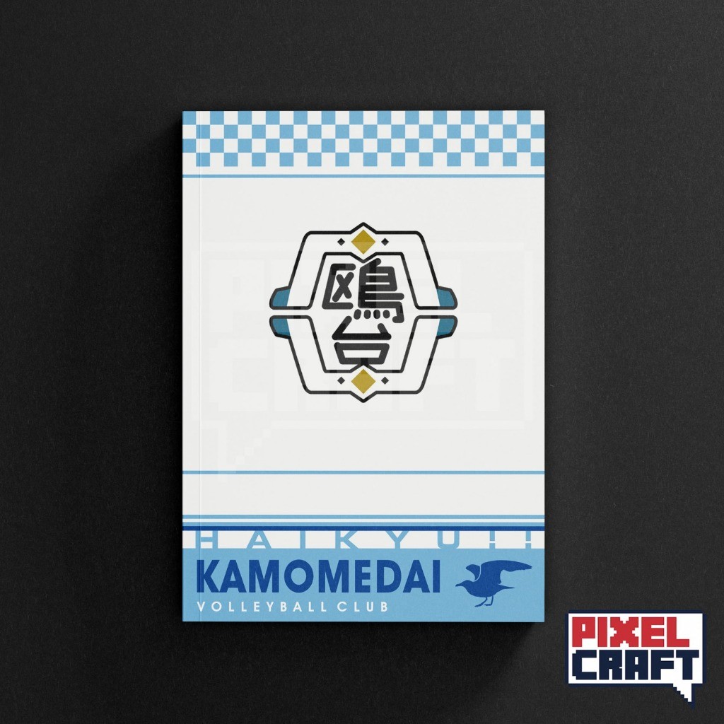 กระเป๋าใส่อนิเมะ Haikayu!! ปกอ่อน A6 KAMOMEDAI Motif