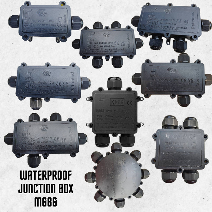 LIMITED EDITION Junction Box Connector กันน้ํา 2/3/4/5/6 วิธี - M686 กันน้ํา