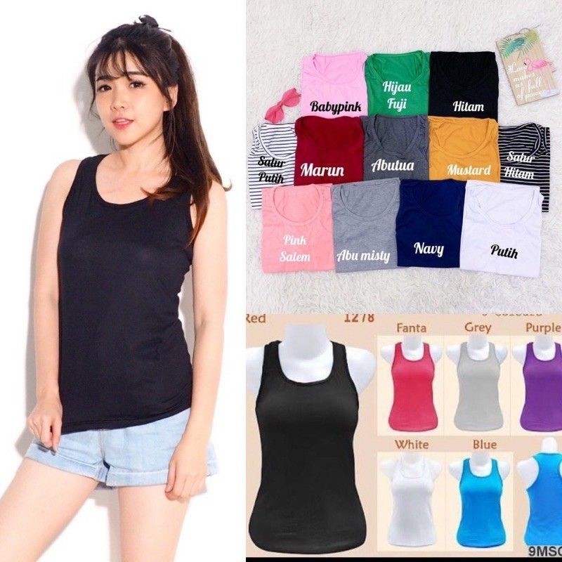 [SDW] pekanbaru/AGNES-TANK TOP-WOMENS AGNES TANK TOP