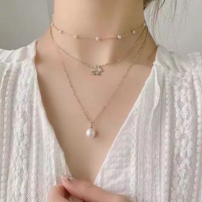 [SDW] สร้อยคอผู้หญิง pekanbaru/KOREA 100 WIDTHS I LOVE YOU PENDANT / PROJECTION NECKLACE