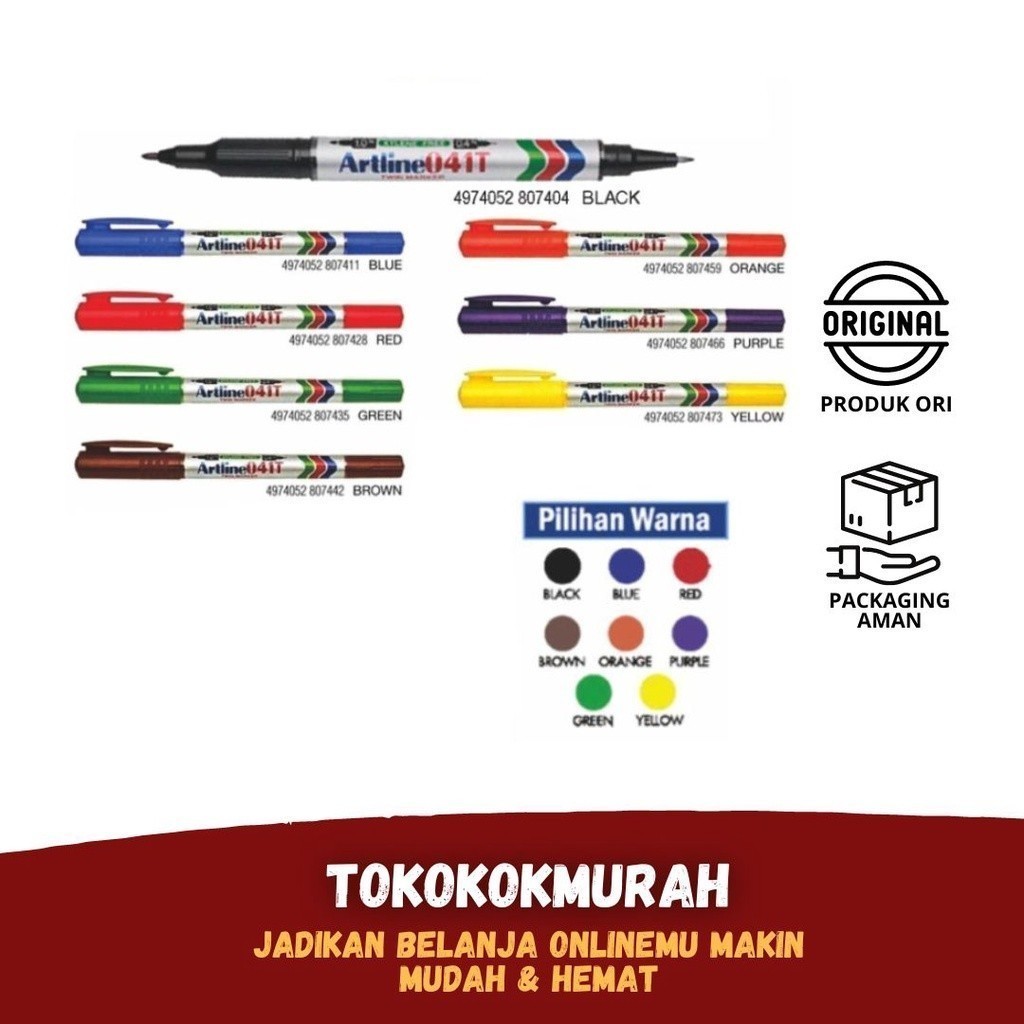 ARTLINE PERMANENT TWIN MARKER EK-041T