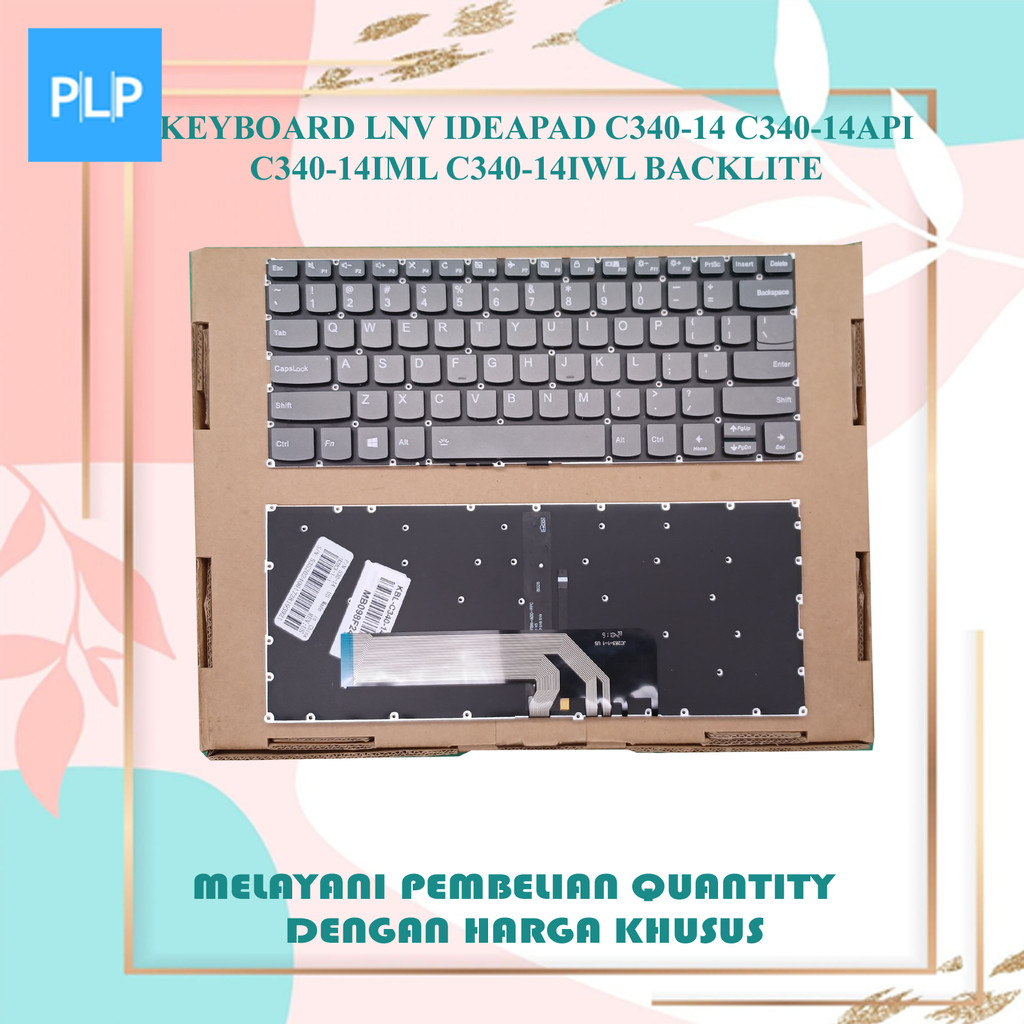 LNV Ideapad c340-14 c340-14api c340-14iml c340-14iwl Backlite คีย์บอร์ด