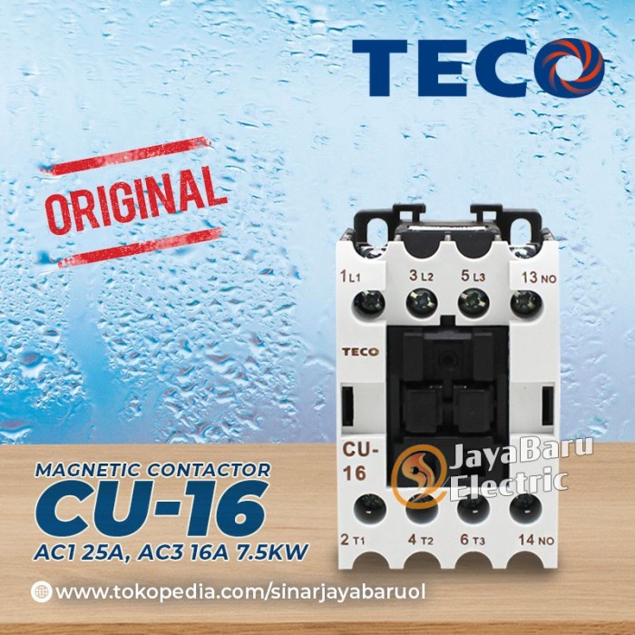 คอนแทค / คอนแทคเตอร์ Teco Cu-16 Cu16 24V 110V 220V 380V Ac Coil