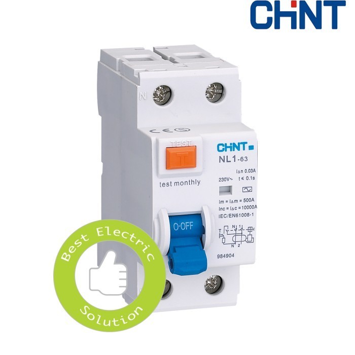 Rccb / Elcb / Nl1-63 2Pole 40A / Elcb Nl1-63 / 2X40A / 2X40A 30Ma, 6Ka