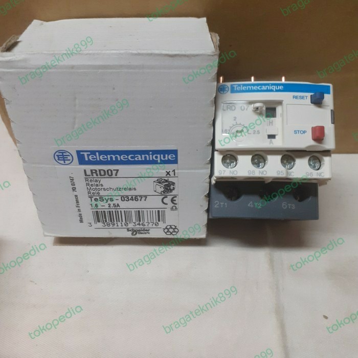 Thermal Overload Relay Lrd07 Tumetikique Schneider Electec