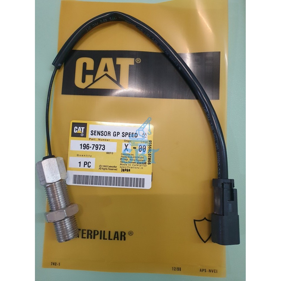 196-7973 1967973 เซ็นเซอร์แม่เหล็ก เซ็นเซอร์ความเร็ว 320C 320D E320C E320D Rpm