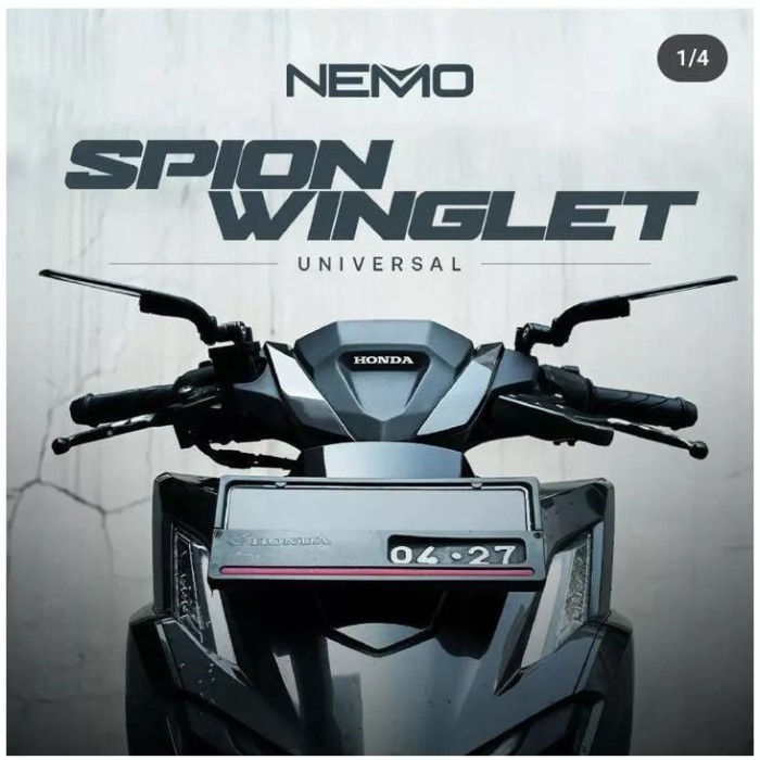 กระจก Nemo Winglet Vario 125 160 Pcx 160 Adv 160 Nmax Aerox Lexi Beat