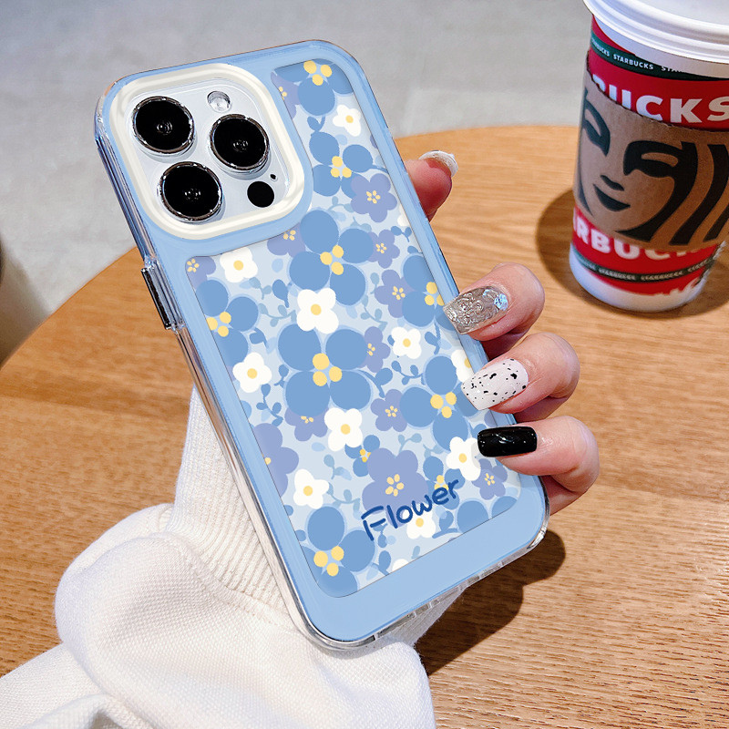 โฮโลแกรมดอกไม้สําหรับกรณีนุ่ม Hp Oppo C75 12f A5 A5x A3x A5i 14f 60 60x C75 C75x NOTE 70 Realme C61 