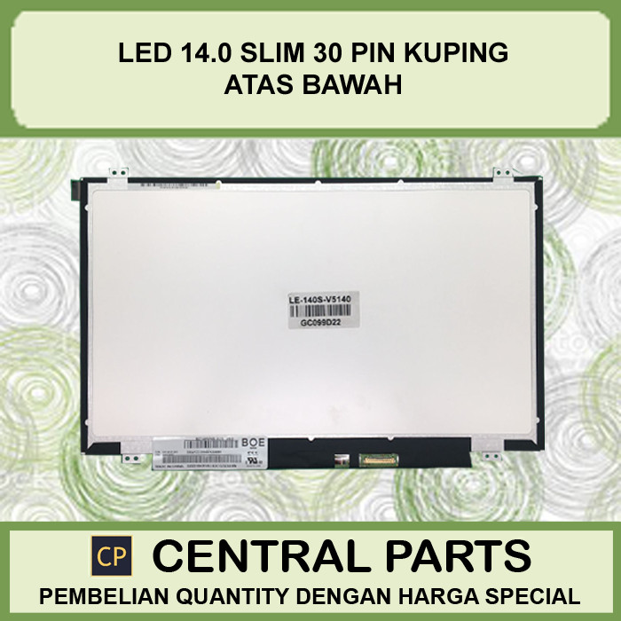 LED 14.0 Slim NT140WHM-N41 V5140 30 Pin หูด้านล่างด้านบน
