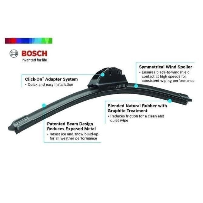 ใบปัดน้ําฝน Civic Turbo Type R BOSCH Frameless ADVANTAGE 18-26" ORIG