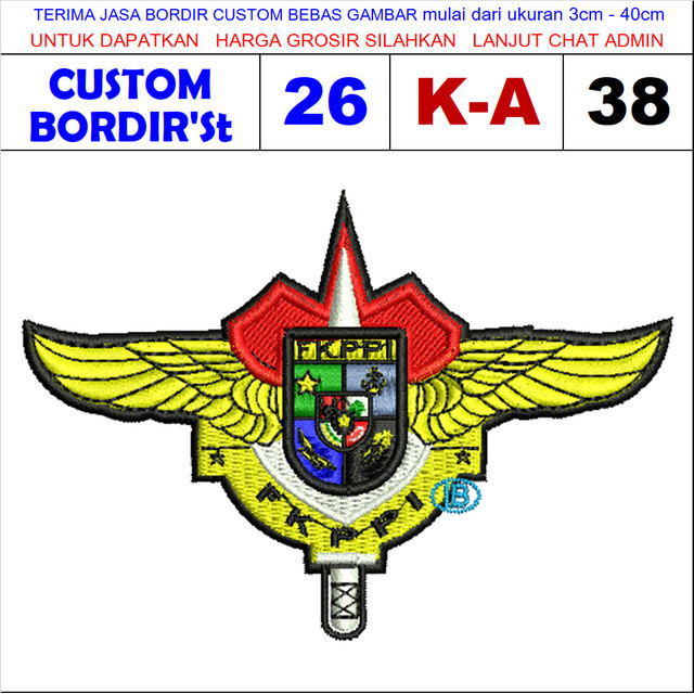 K-A38 FKPPI GM CUSTOM EMBROIDERYST TESTIMONI