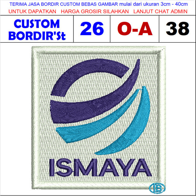 O-A38 ISMAYA CUSTOM EMBROIDERYST TESTIMONI
