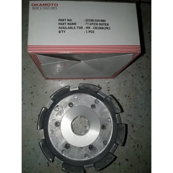 แผ่นคลัช Rmh House Cb100K2 Cb100K3 Gl100 Rare Item