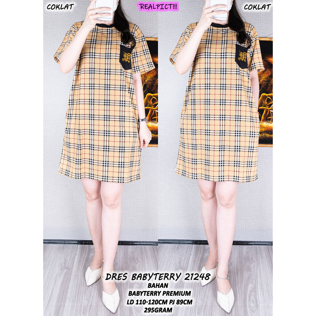 BABYTERRY DRESS 21248 (ในสต็อกพร้อม)