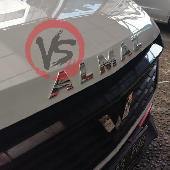 Mesin Best Almaz Engine Hood Emblem/Wuling Almaz Engine Hood Logo Chrome