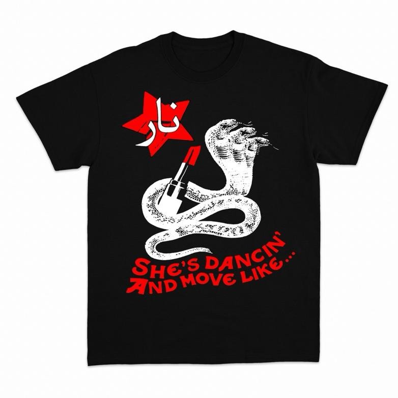 เสื้อยืด Viral Nara ส่วนใหญ่ Krazy Brazy Black Cotton Combed 24 วัสดุ SSSS