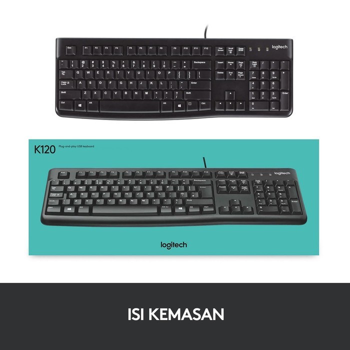 คีย์บอร์ด Logitech K120 Logitech