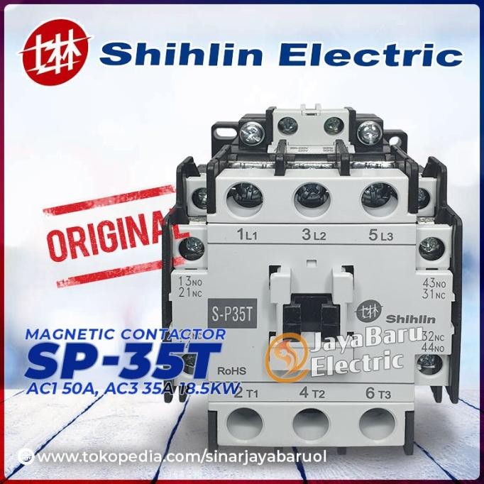 - คอนแทค / คอนแทคเตอร์ SHIHLIN S-P35T SP35T 24V 110V 220V 380V