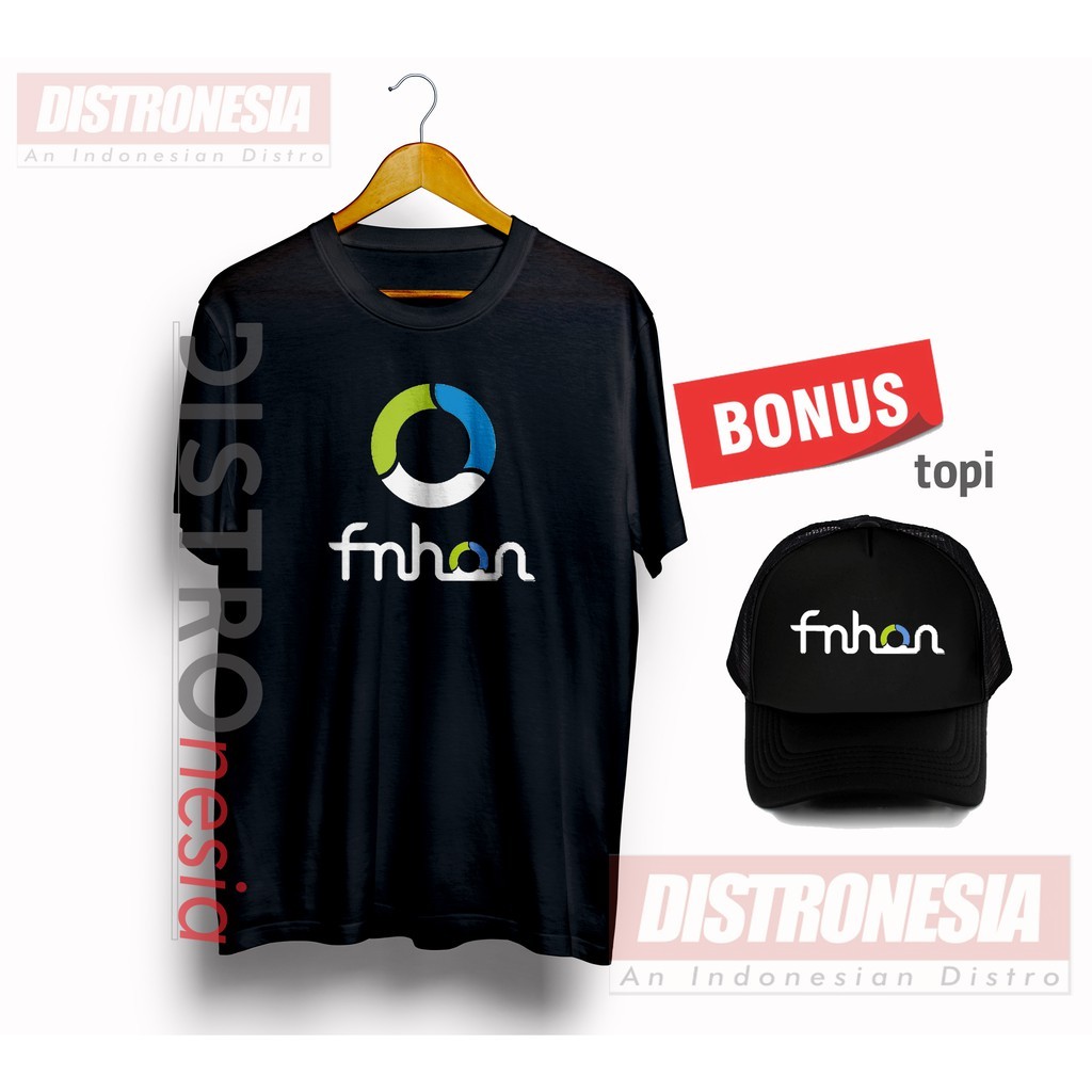 เสื้อยืดโลโก้ FNHON BONUS DISTRO HAT