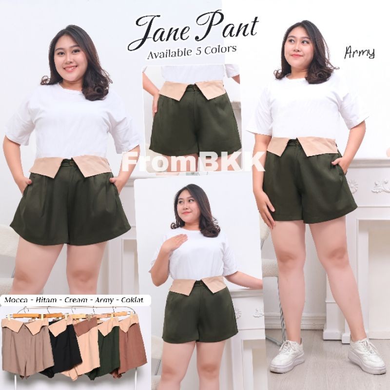 [FMBKK] JANE TWO TONE BIG SIZE PANTS IMPORT BANGKOK BRAND STAR SHOP