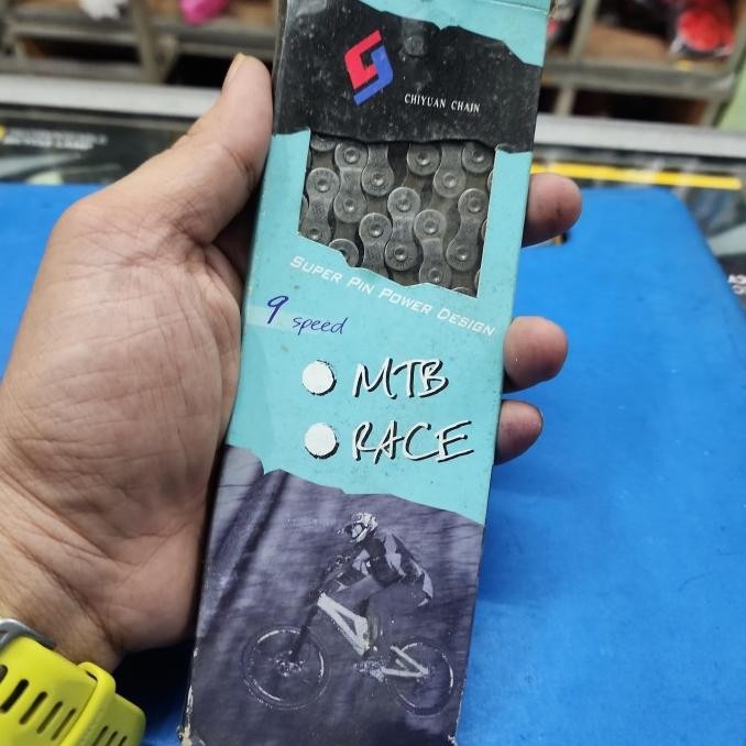 Chiyuan Chain Rante 9 สปีด TAYA โซ่จักรยานสีเงิน 3 x 9sp