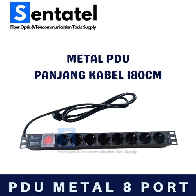 ใหม่ล่าสุด - Sentarack - หน่วยจ่ายไฟ PDU 8 ซ็อกเก็ต 16A แร็คเซิร์ฟเวอร์
