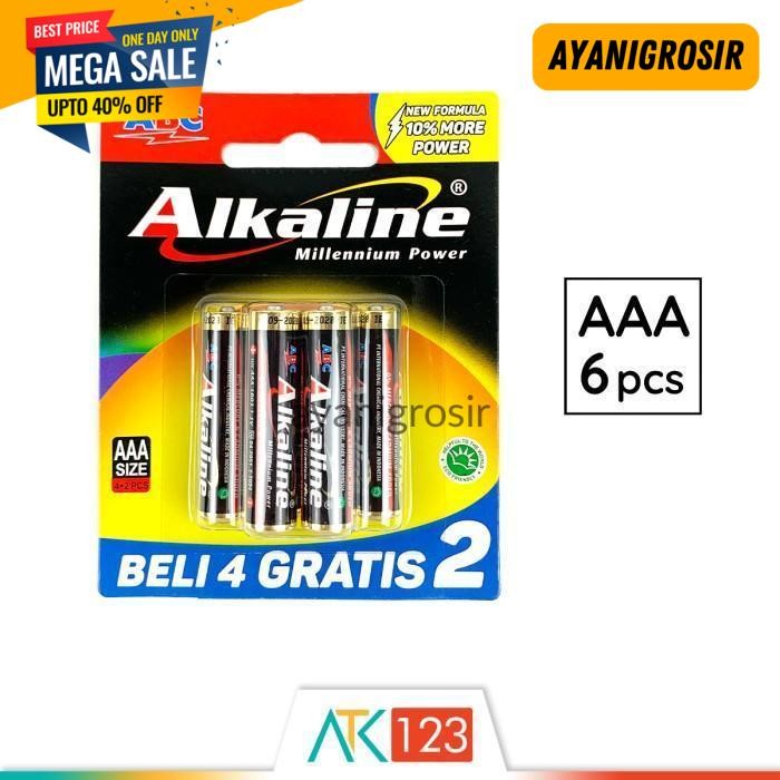 แบตเตอรี่ AAA / A3 อัลคาไลน์ / ABC ALKALINE LR03/AAA BATTERY BY AYANI WHOLESALE!!