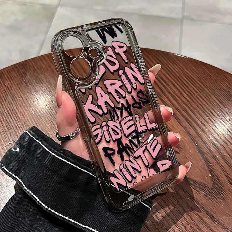 หล่อโปร่งใส Graffiti ข้อความ Tpu Overseas Guys ปลอก Hp Redmi 15C 13x A5 หมายเหตุ 13 Pro Plus 14Cnote