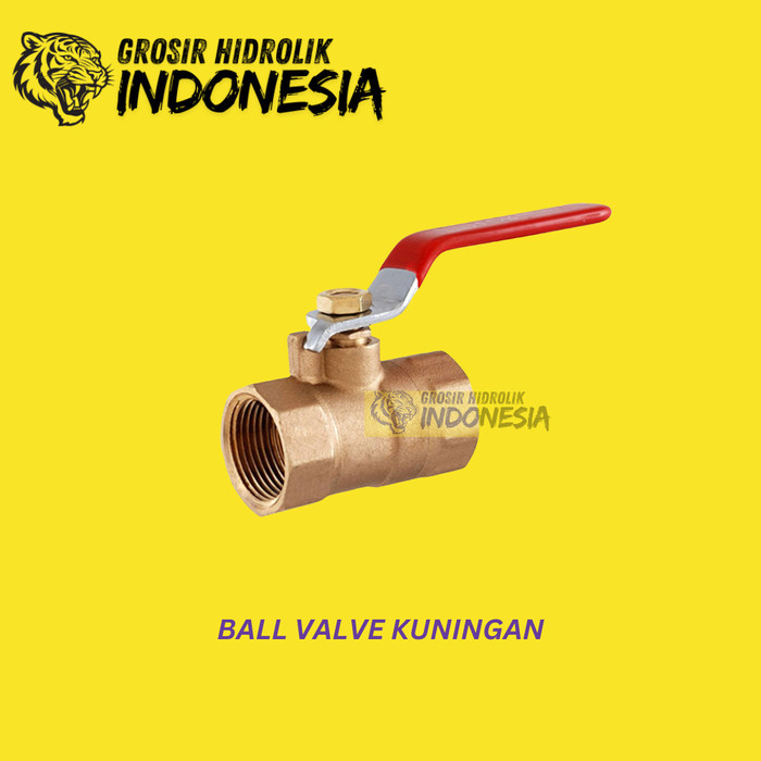 1/4 BRASS BALL VALVE STOP / BRASS WATER STOP VALVE ขนาด 1/4