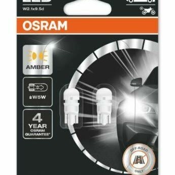 OSRAM LED T10 WY5W W5W ป้ายทะเบียนสีเหลืองสีเหลืองอําพัน City Dusk Light