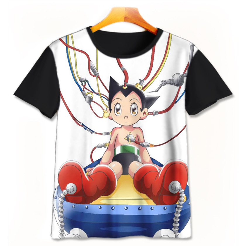 Astro Boy เสื้อยืดการ์ตูน Astro-5-designWD เสื้อยืดเด็กชายหญิงอายุ 1 - 12 ปี 3D ภาพยนตร์การ์ตูนเสื้อ