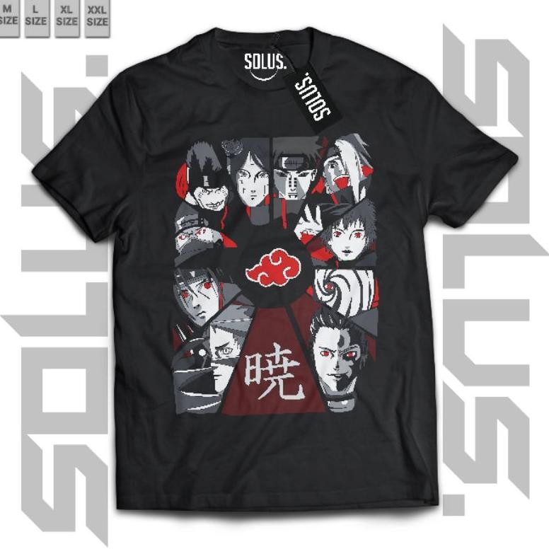 เสื้อยืด Clan Akatsuki Red Naruto Anime