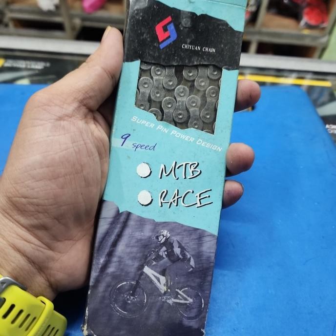 โซ่จักรยาน Chiyuan 9 สปีด TAYA Silver 3 x 9sp ดีที่สุด