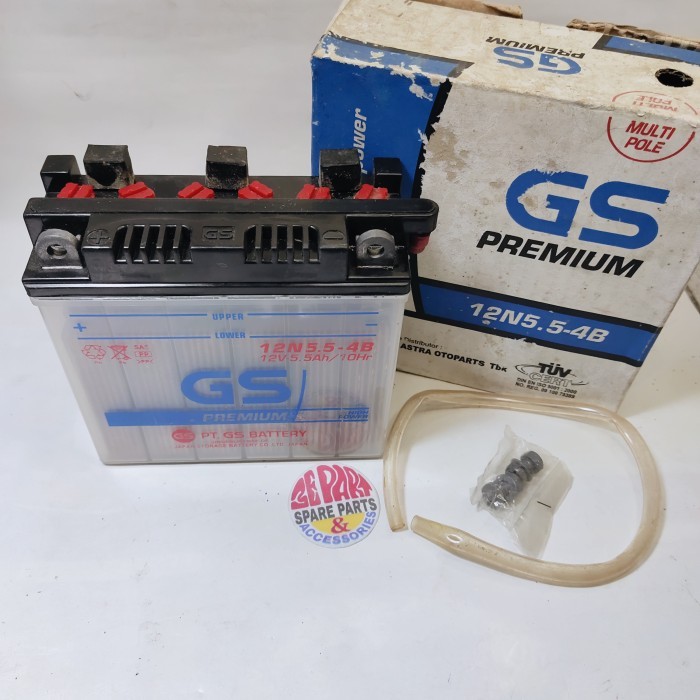 Gs Japan แบตเตอรี่ 12N5.5-4B Multipole 12V 9V 6V 3V Rare Item