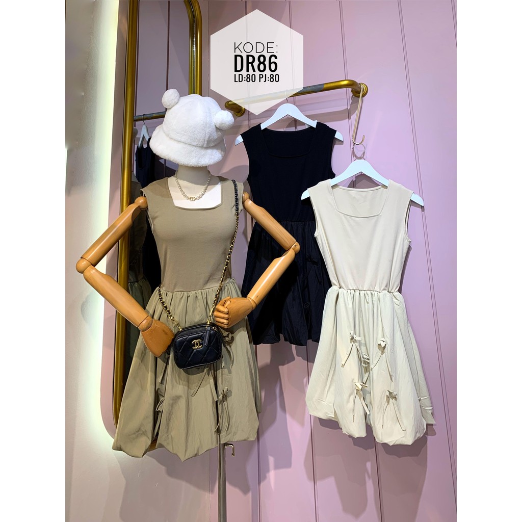 [ใหม่] BARBIE DRESS เดรสผู้หญิง VIRAL DRESS BKK DRESS (DR44)