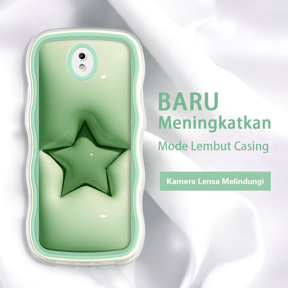 HIJAU Jasouwe Samsung J2 J7 Prime Pro J7 2015 Core NXT J5 Pro 4G 2017 J3 2016 3D โทรศัพท์มือถือกรณีท