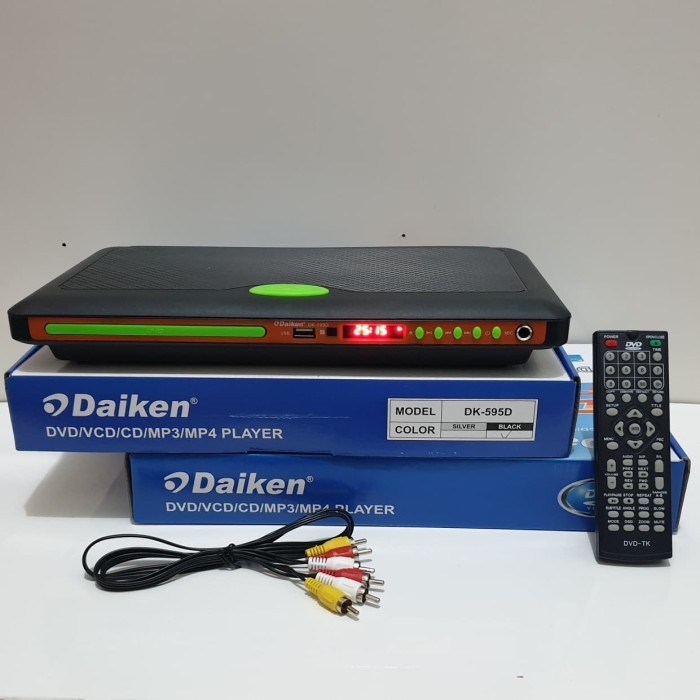 Dvd / Vcd / Cd / Mp3 / Mp4 / เครื่องเล่น Usb / คาราโอเกะ Daiken Dk-595D