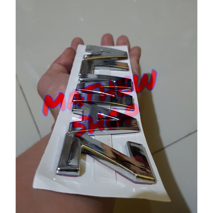 Mesin Wuling Almaz Chrome Engine Hood Emblem / Wuling Almaz Chrome Engine Hood