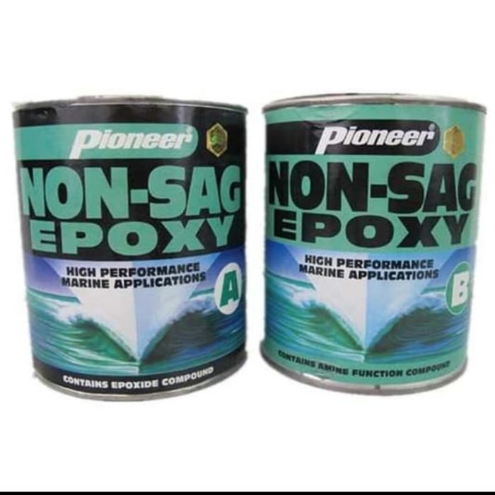 Philipine Non Sag Epoxy Glue PIONEER 1/4 Pint (165 แกรม + 170 แกรม)