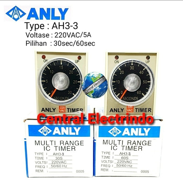 TIMER ANLY AH3-3 30sec/60sec.